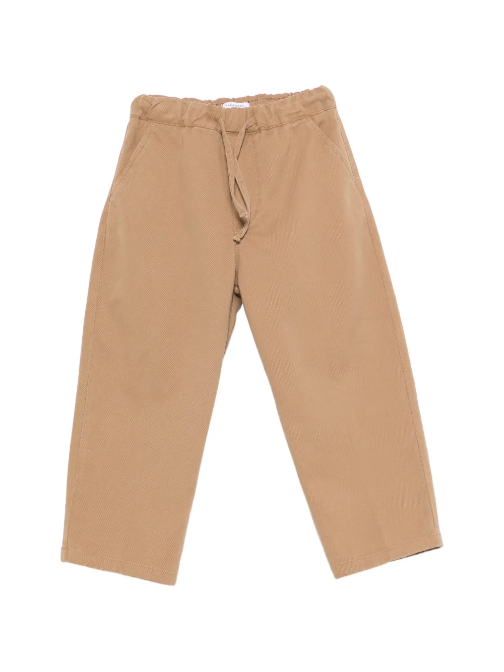 Paolo Pecora Kids drawstring trousers - Toni neutri
