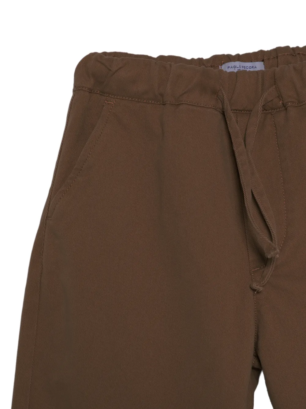 Paolo Pecora Kids Broek met trekkoord Beige