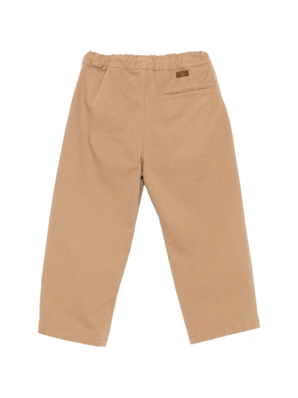 Paolo Pecora Kids Broek met trekkoord Beige