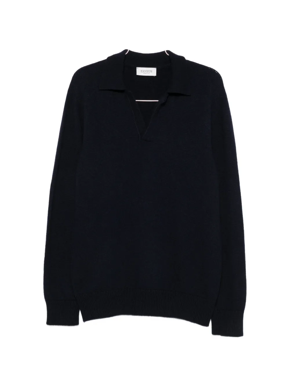 Laneus ribbed-knit long-sleeve sweater - Blau