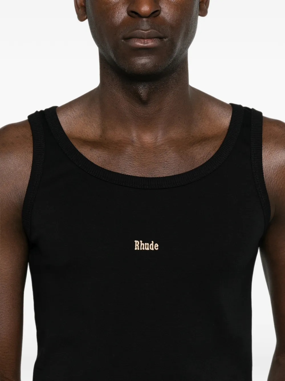 RHUDE Hemd met logoprint Zwart