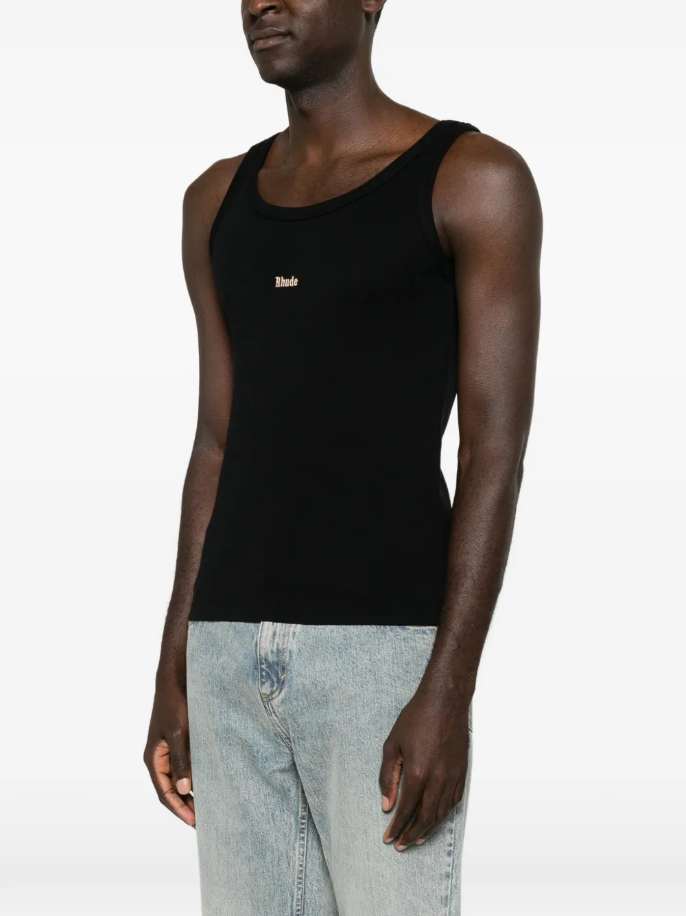 RHUDE Hemd met logoprint Zwart