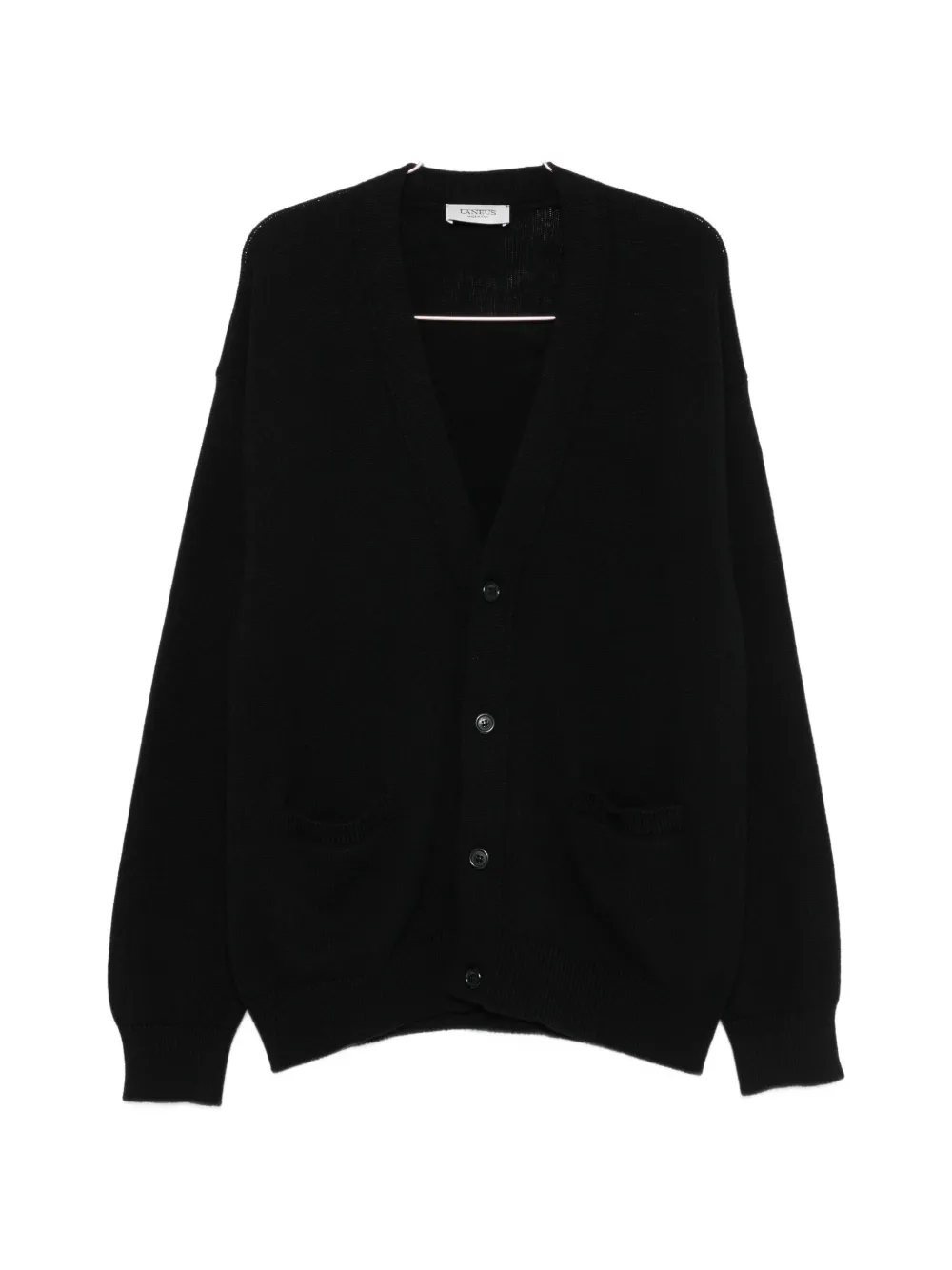 Laneus button-up knit cardigan - Schwarz