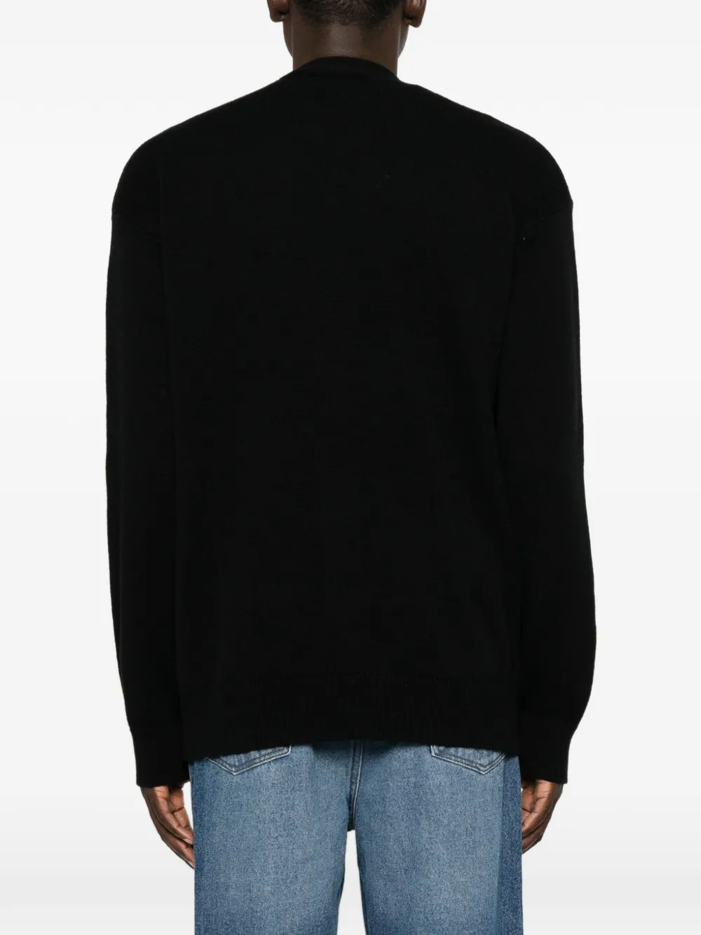 Laneus Button-up vest Zwart