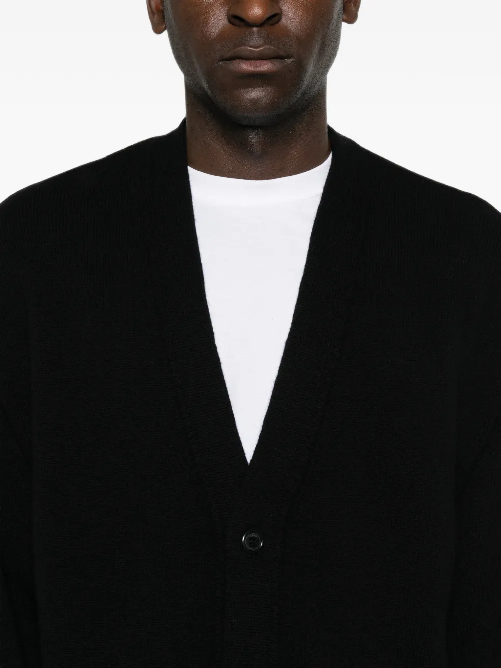 Laneus Button-up vest Zwart