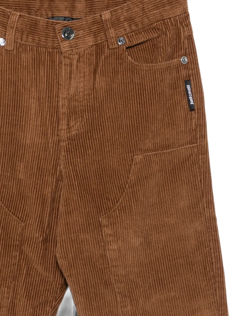 Roberto Cavalli Junior Ribfluwelen broek Bruin
