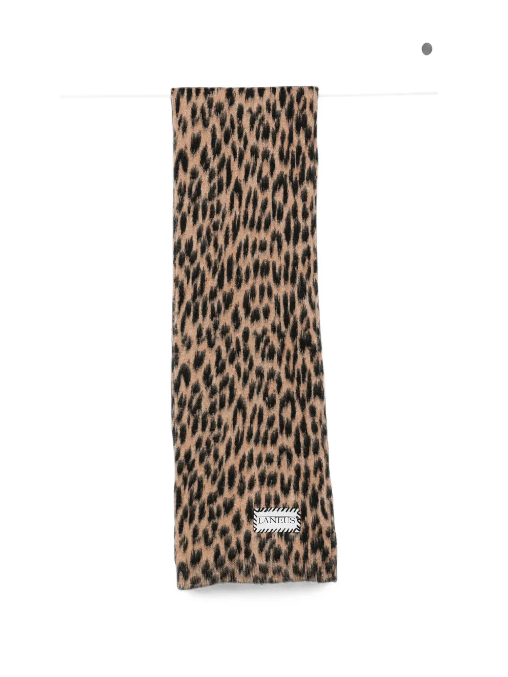 Laneus leopard-print scarves - Nude