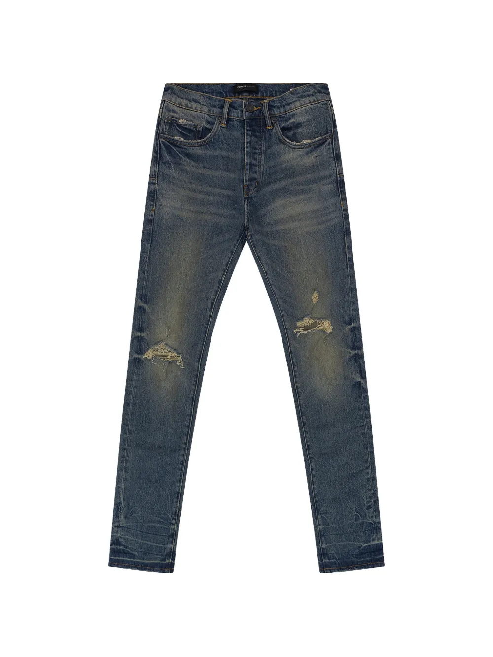 Purple Brand P001 distressed jeans - Blu