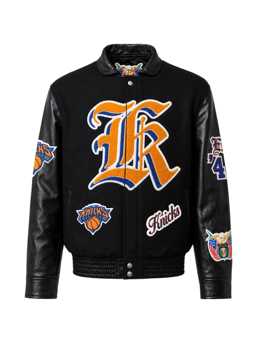 Jeff Hamilton New York Knicks bomber jacket - Schwarz