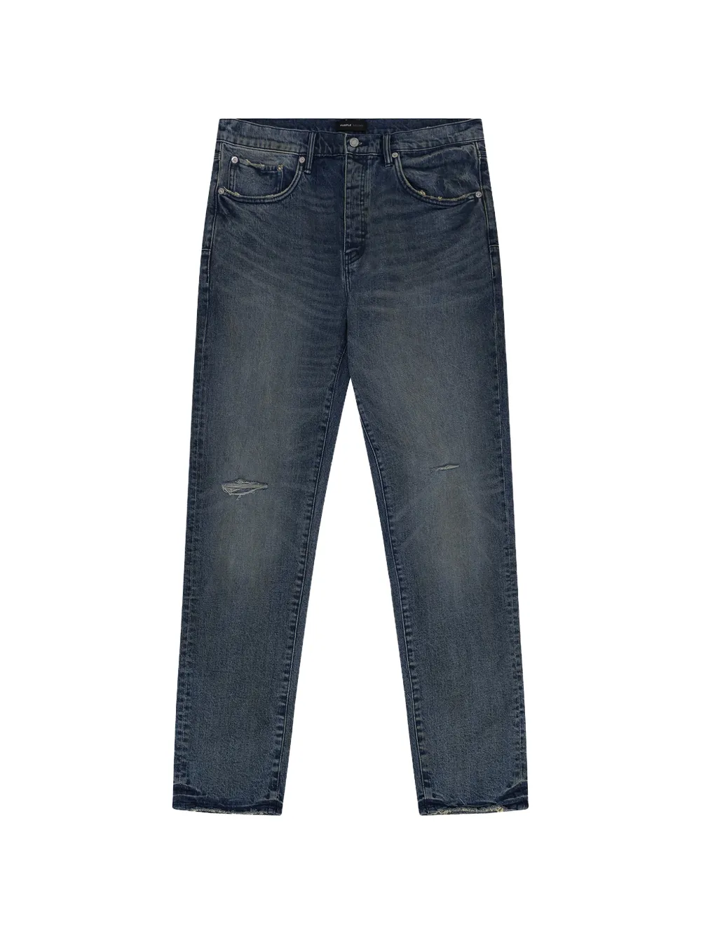 Purple Brand Rough Quartz distressed jeans - Blu
