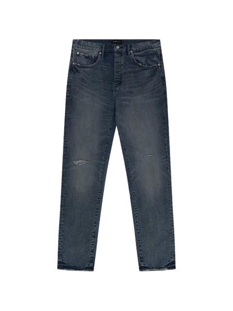 Purple Brand jeans Rough Quartz con efecto desgastado