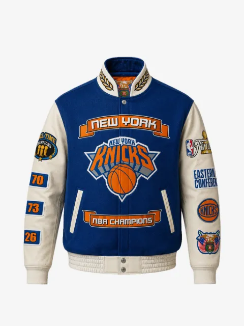 Jeff Hamilton New York Knicks 2026 NBA bomber jacket