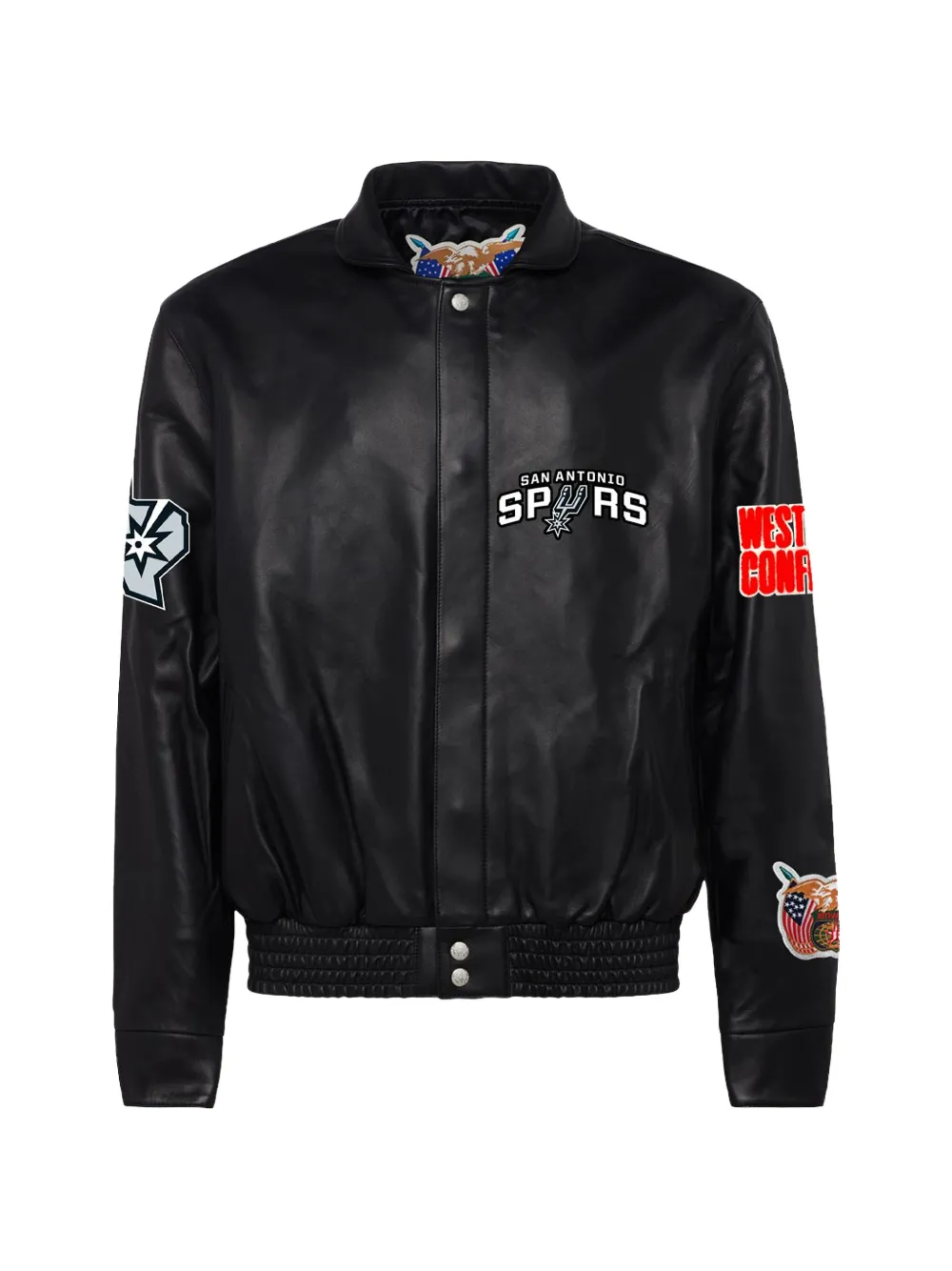Jeff Hamilton San Antonio Spurs leather jacket - Nero