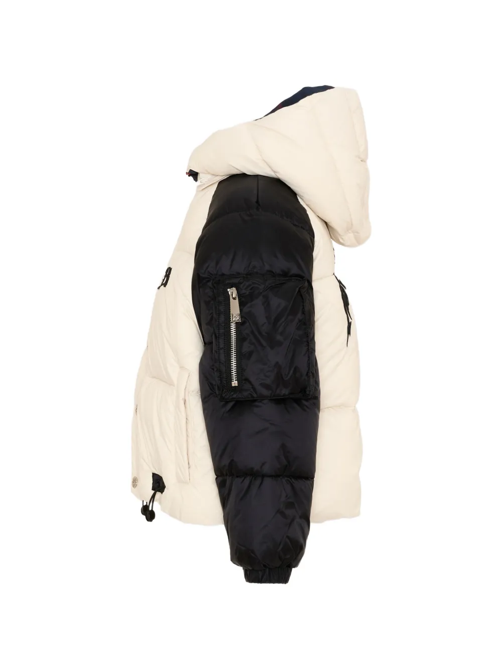 John Richmond Junior Donsjack met geborduurd logo Beige