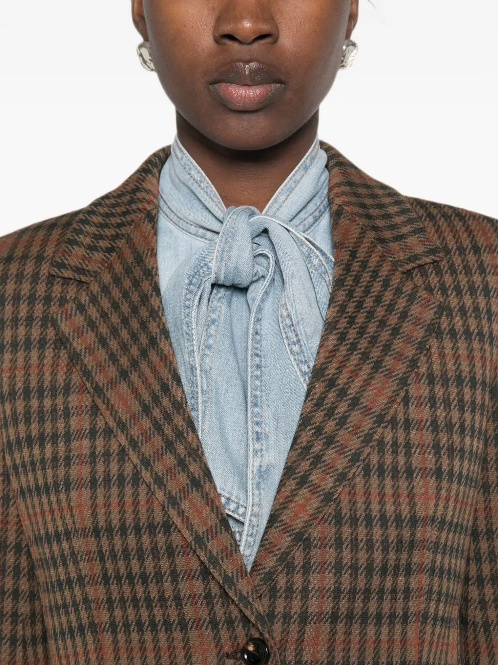 Max Mara Geruite blazer Bruin