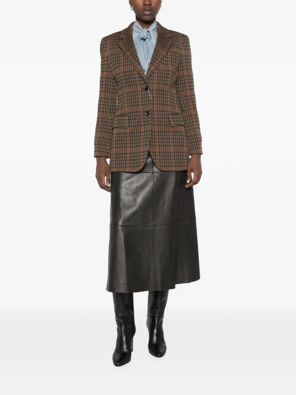 Max Mara Geruite blazer Bruin
