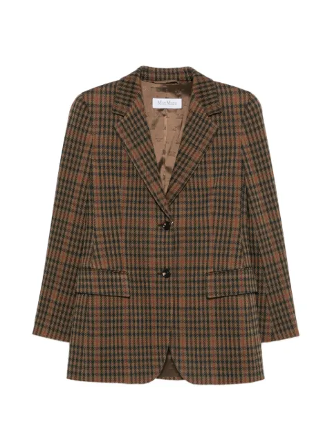 Max Mara check-pattern blazer