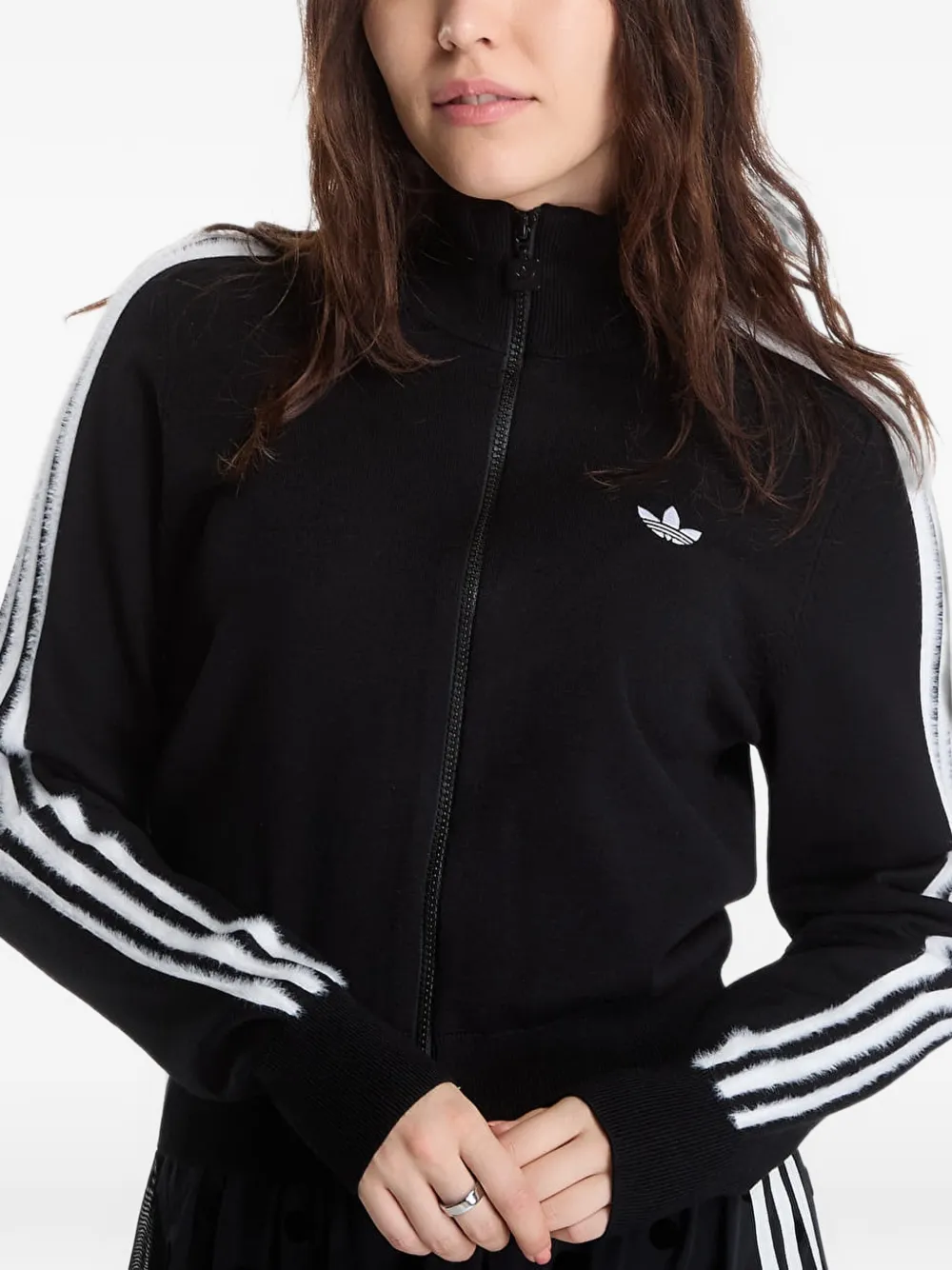 adidas Gebreide Firebird trainingstop Zwart