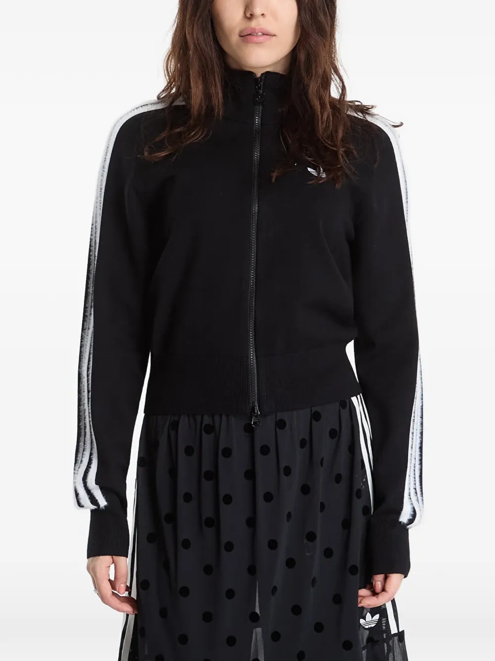 adidas Gebreide Firebird trainingstop Zwart