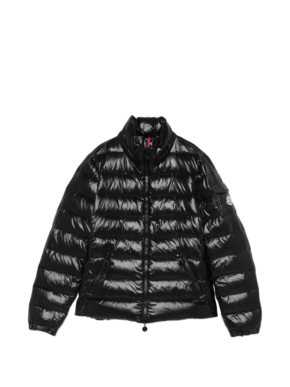 Moncler Vintage veste matelassée à patch logo (années 2000) - Noir