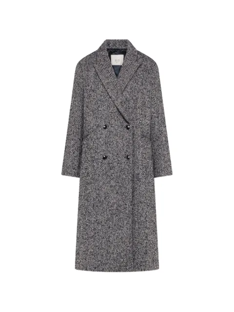 Seventy herringbone double-breasted coat