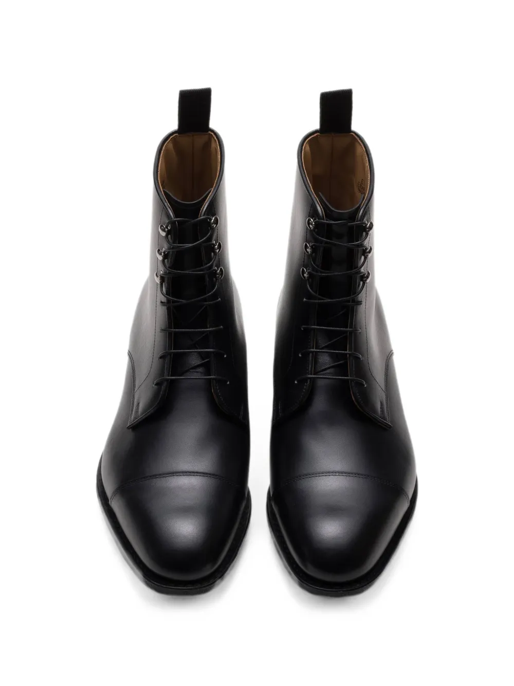 Church's lace-up leather ankle boots Zwart