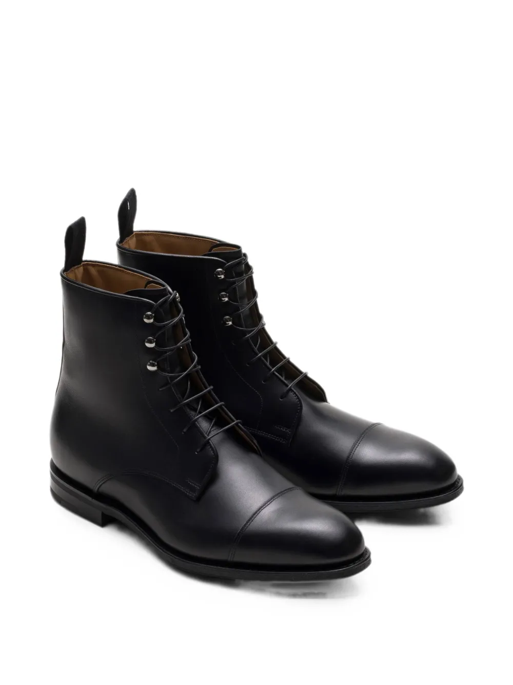 Church's lace-up leather ankle boots Zwart