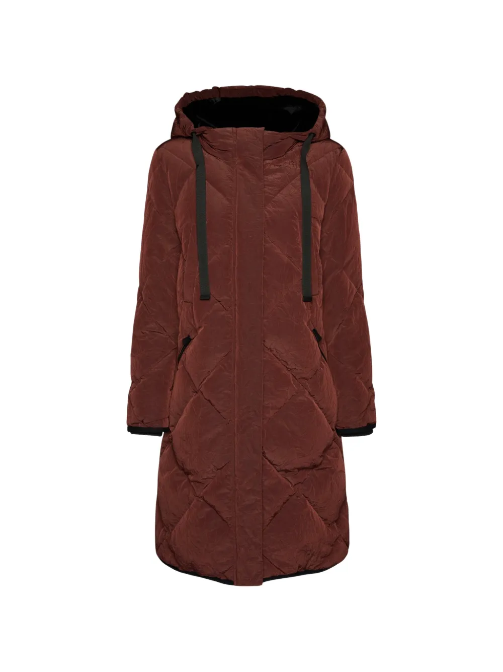 ELENA MIRÒ quilted hooded coat - Marron ELENA MIRÒ quilted hooded coat - Marron