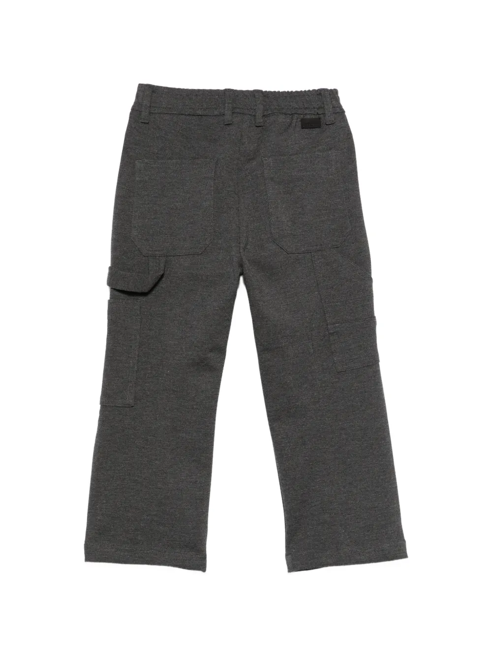 Paolo Pecora Kids Broek met elastische tailleband Grijs