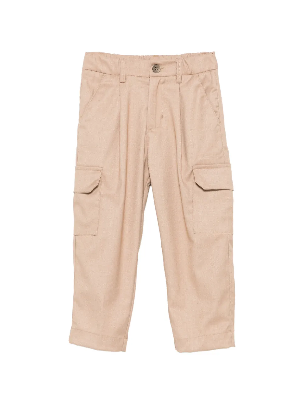 Paolo Pecora Kids cargo-pocket trousers - Toni neutri