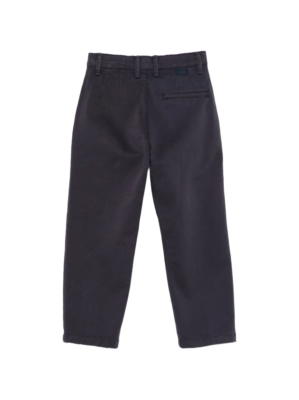 Paolo Pecora Kids Broek met riemlussen Blauw