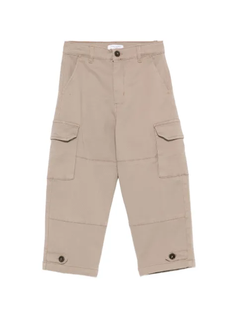 Paolo Pecora Kids Cargohose mit Gürtelschlaufen