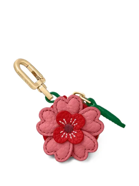MAISON de SABRÉ SABRÉMOJI Bloom floral-embroidered leather charm