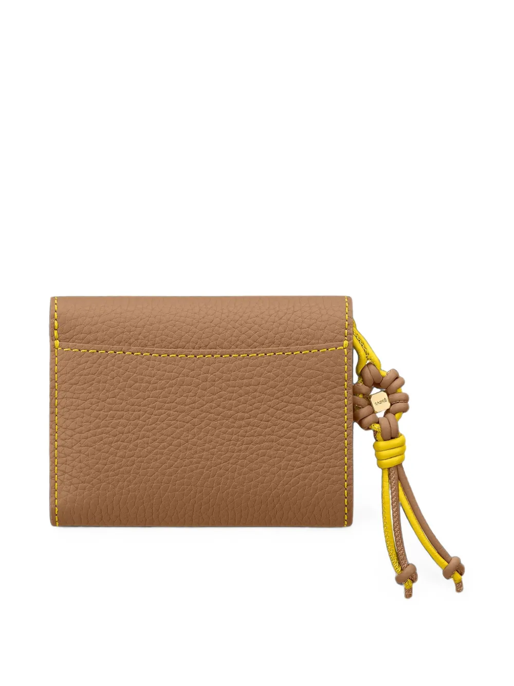 MAISON de SABRÉ Trifold leather wallet Bruin