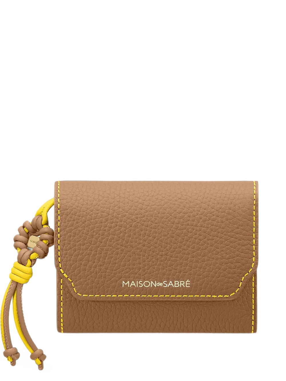 MAISON de SABRÉ Trifold leather wallet - Marrone