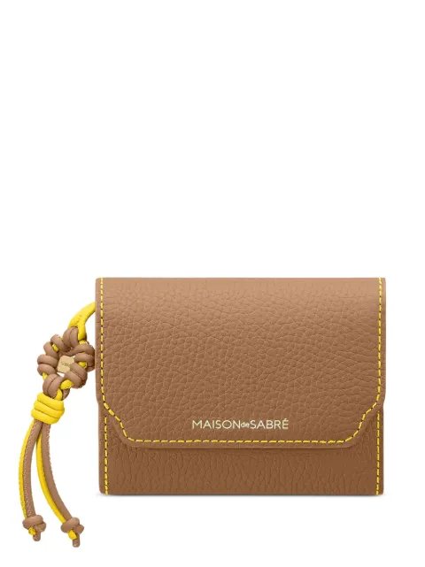 MAISON de SABRÉ Trifold leather wallet