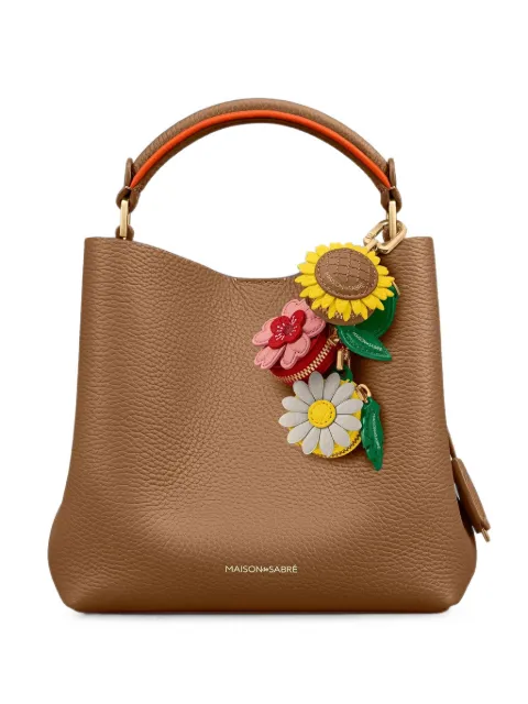 MAISON de SABRÉ Bloom sunflower-shape leather charm
