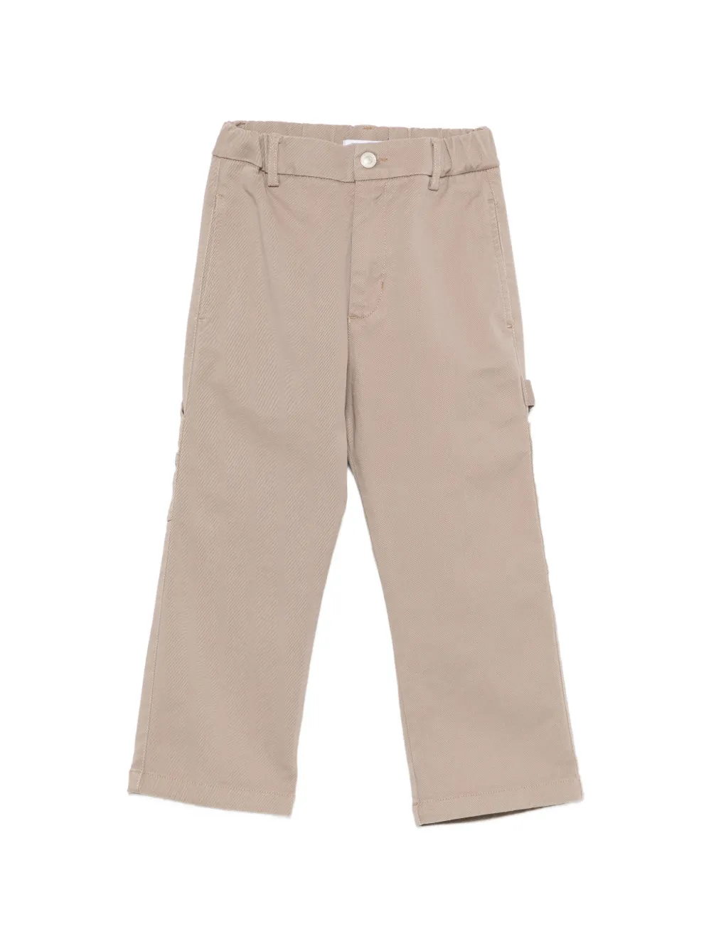 Paolo Pecora Kids belt-loops cargo pants - Toni neutri