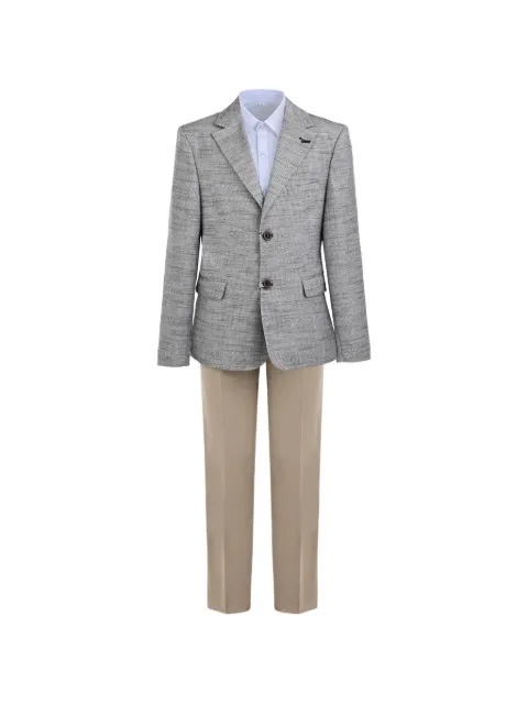 Moustache Oscar textured suit (set of three)