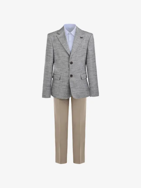 Moustache Oscar textured suit (set of three)