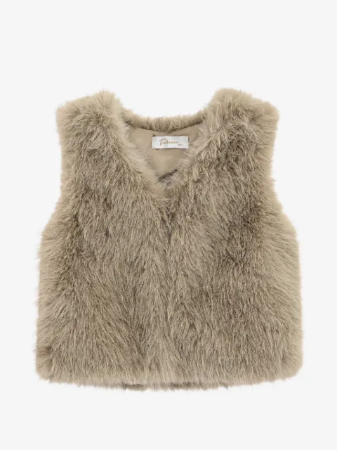 Tulleen faux-fur gilet