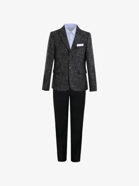 Moustache Alexander checked suit (set of three)