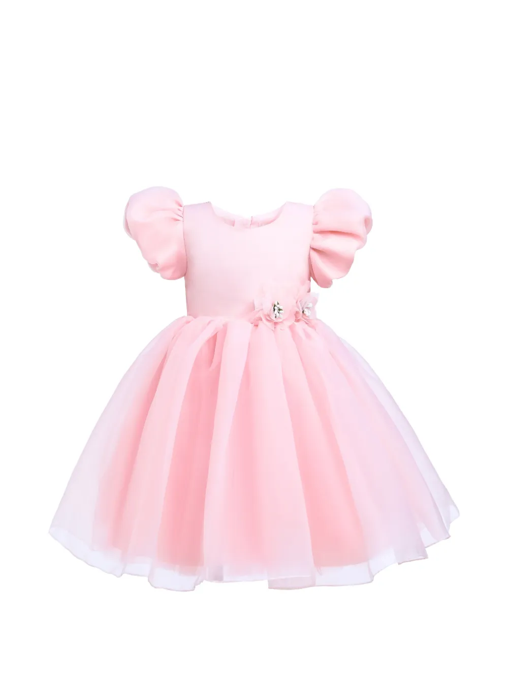Tulleen D'Amico floral-appliqué dress - Rosa