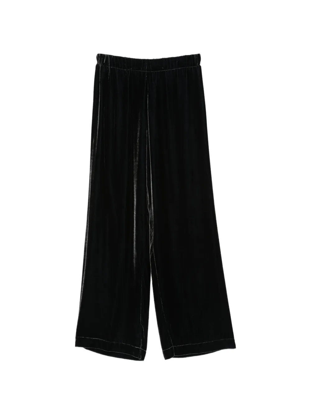 Why Ci elasticaced-waist velvet trousers