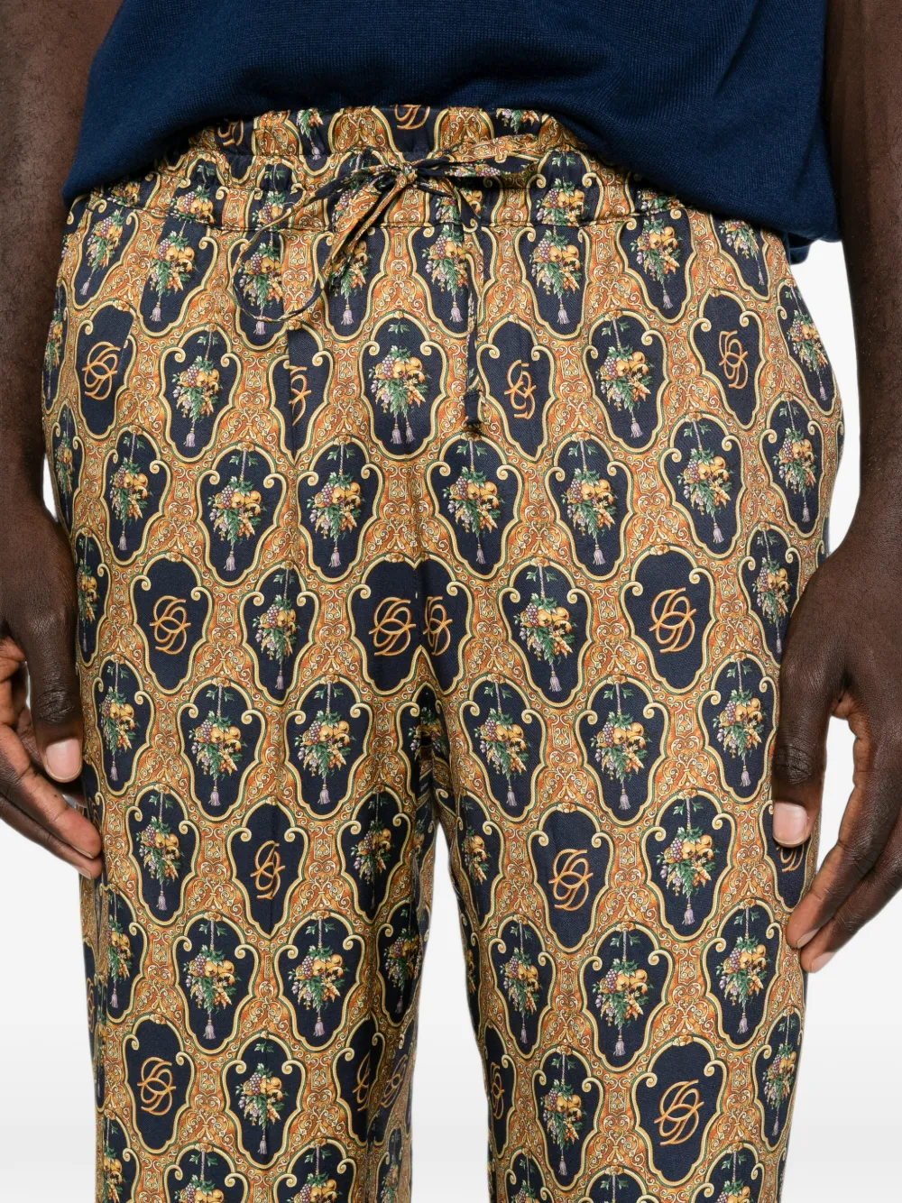Drôle De Monsieur Broek met trekkoord Beige