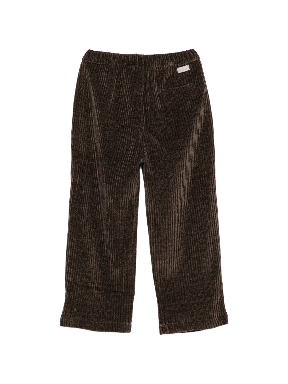 Paolo Pecora Kids Ribfluwelen broek Bruin