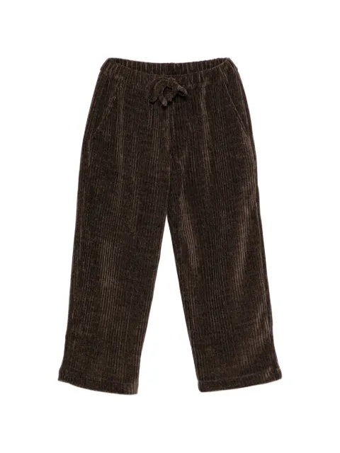 Paolo Pecora Kids corduroy drawstring trousers