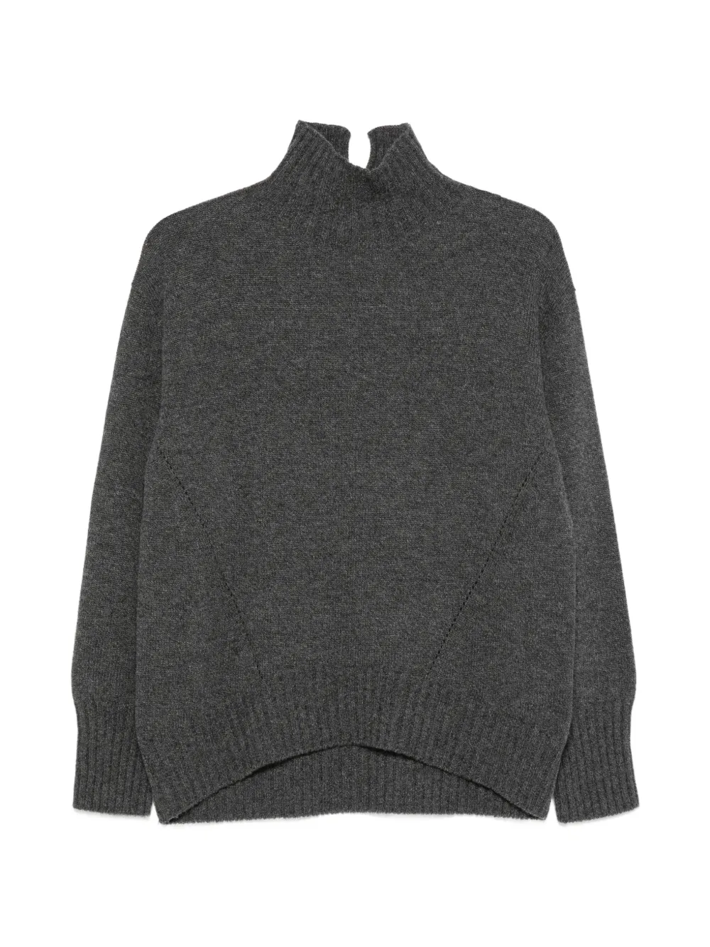 Why Ci high-neck ribbed-trim sweater