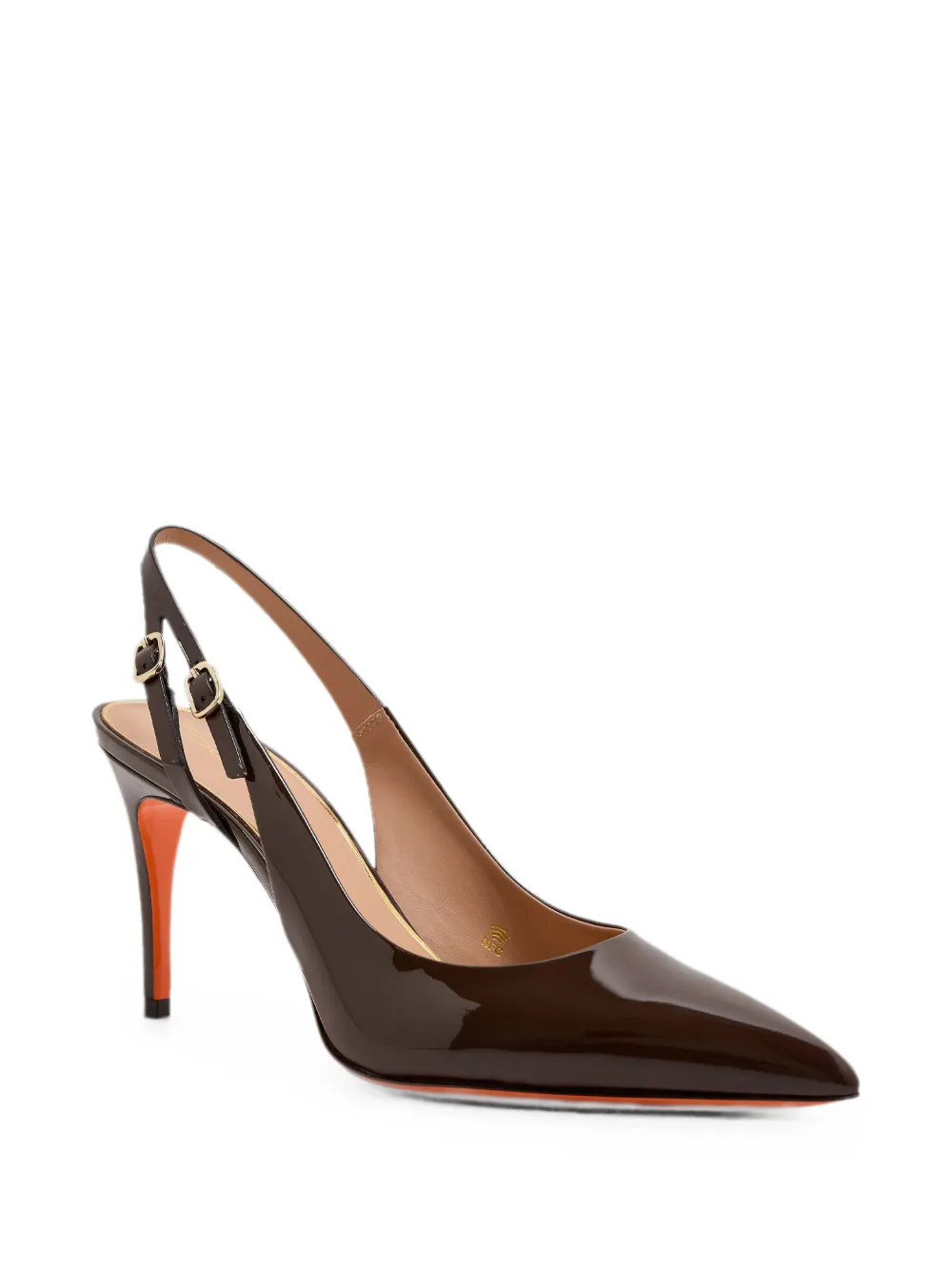 Santoni pointed-toe slingback pumps Bruin