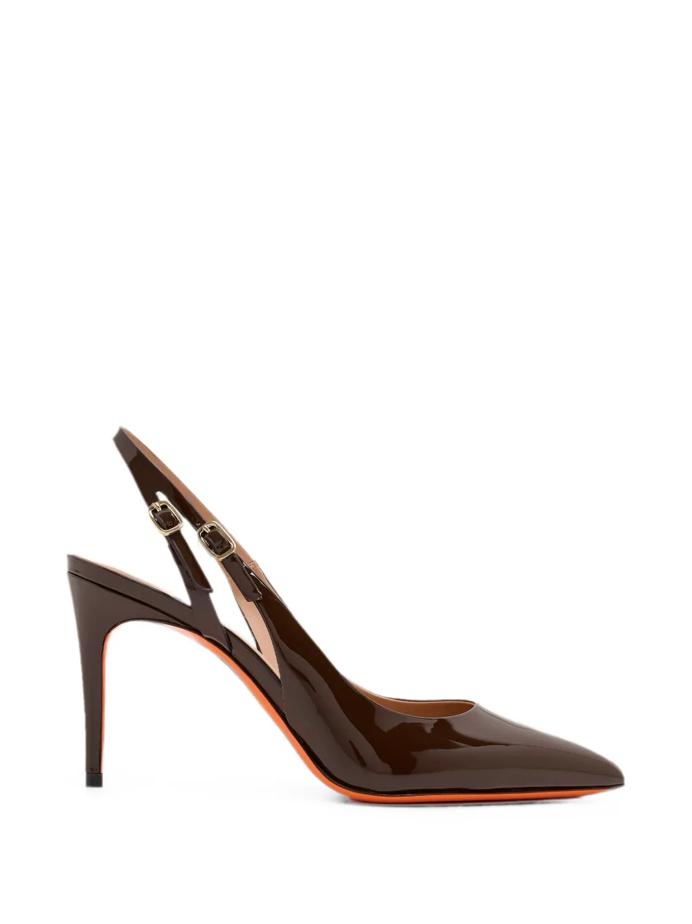 Santoni pointed-toe slingback pumps Bruin